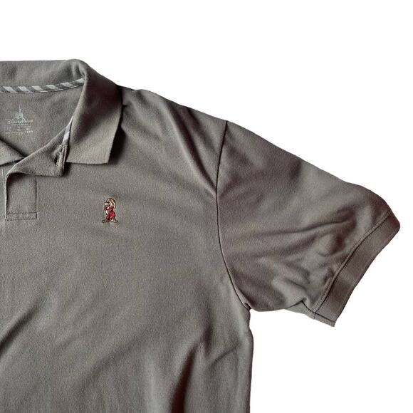 Disney Parks Men's Gray Grumpy Polo Size Large - Picture 2 of 7